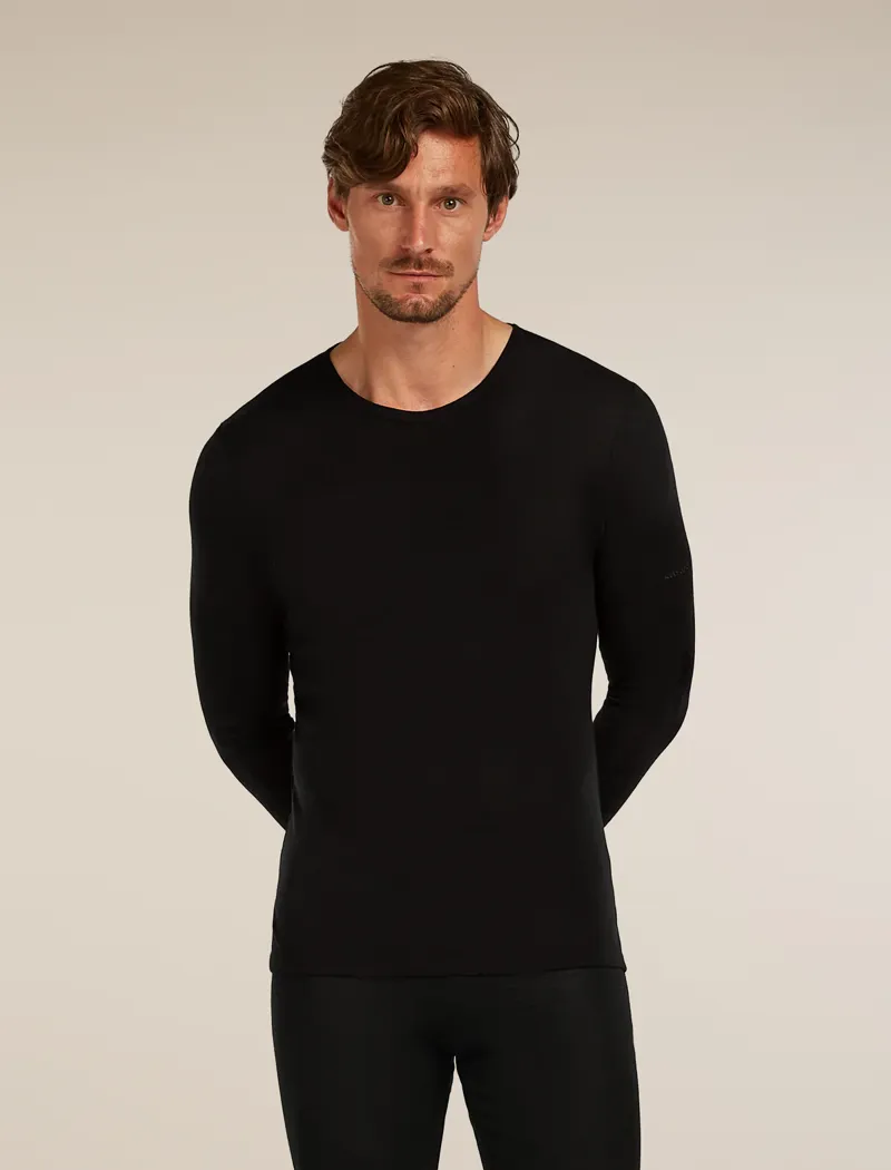 Icebreaker Men's Merino 175 Everyday LS Crewe - Black