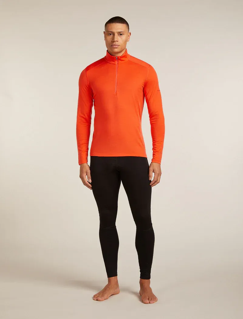Ice Breaker M's 200 Oasis LS Half Zip FERVID -2