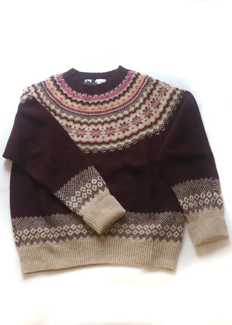 Harley of Scotland Beetroot Jumper