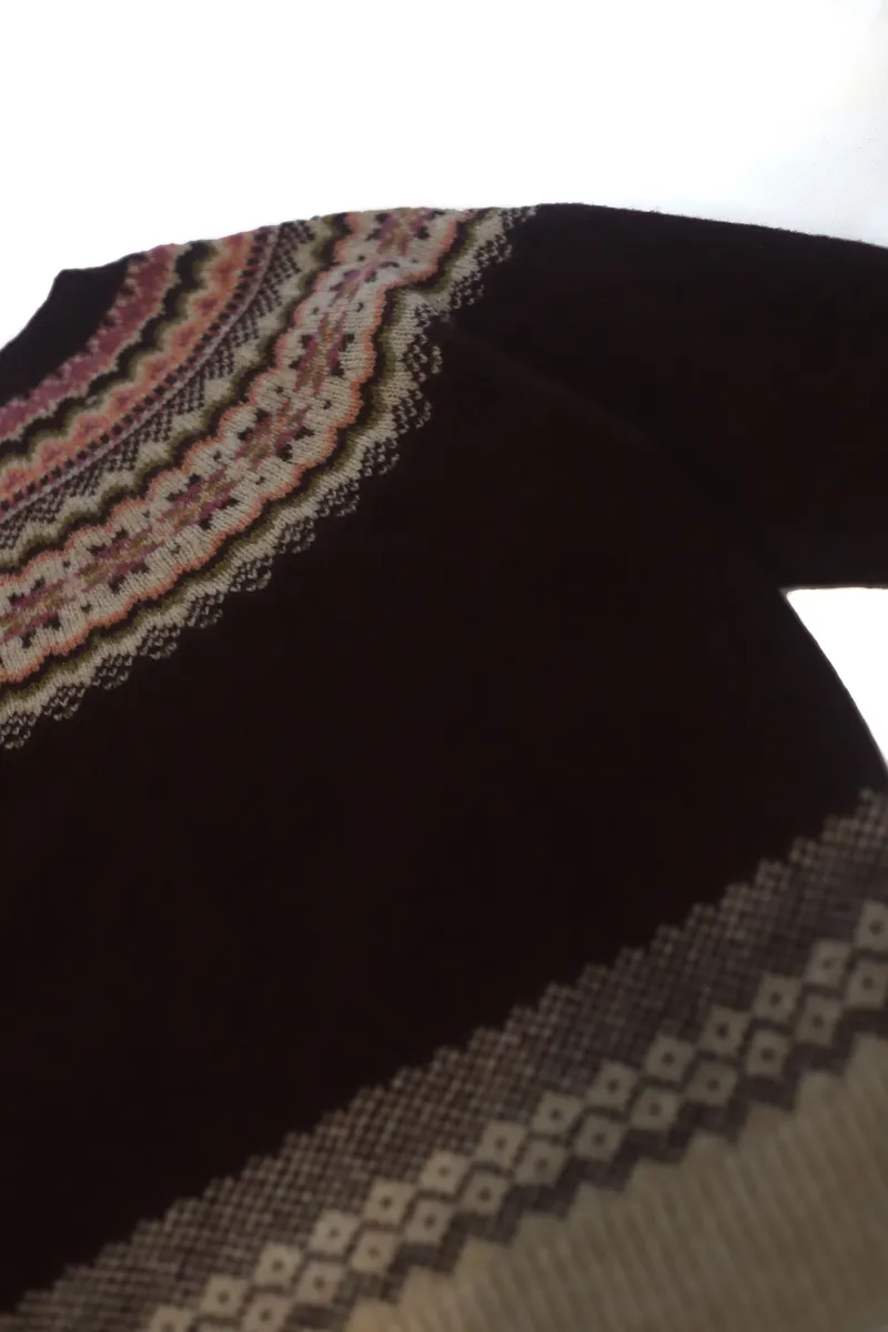 Harley of Scotland Beetroot Jumper-3