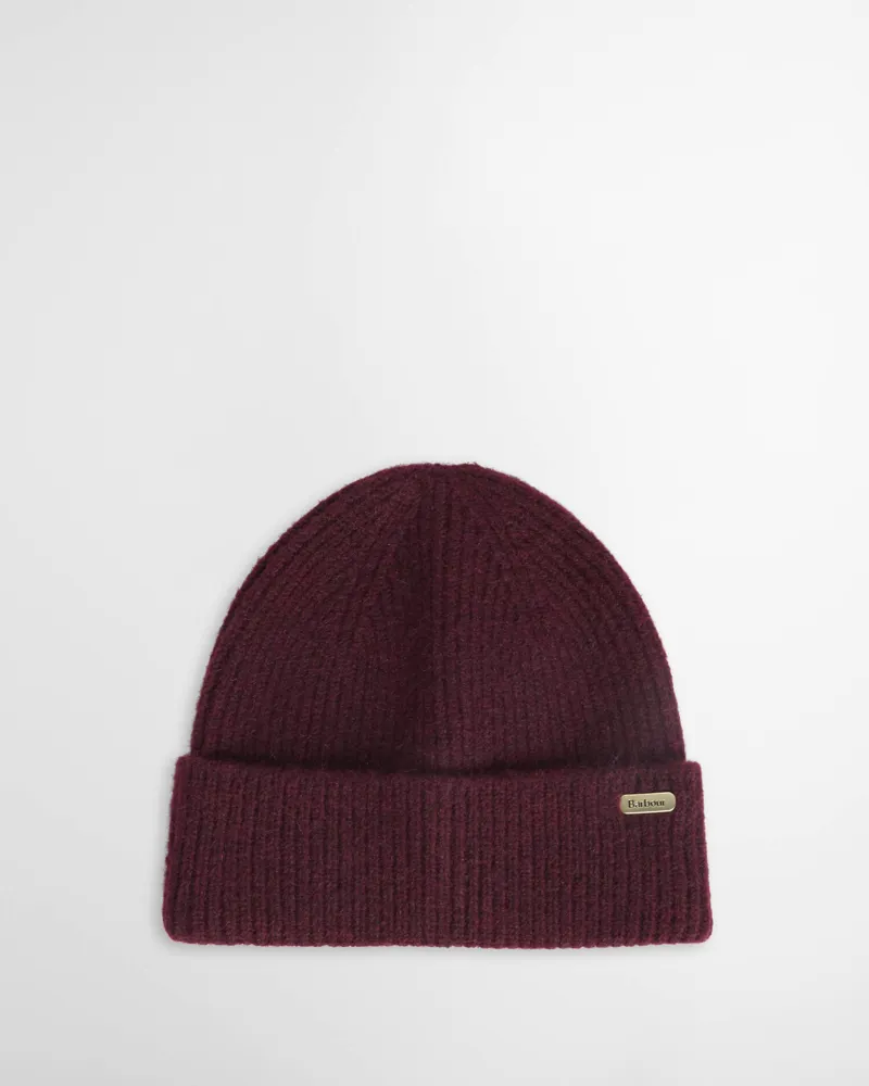 Barbour Womens Olivia Beanie + Scarf Gift Set - Light Muted Tartan-1