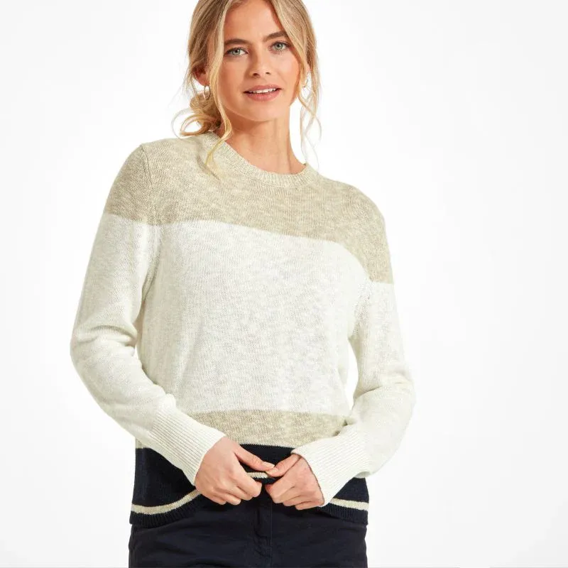 Schoffel Women's Treyarnon Bay Jumper Oat-1