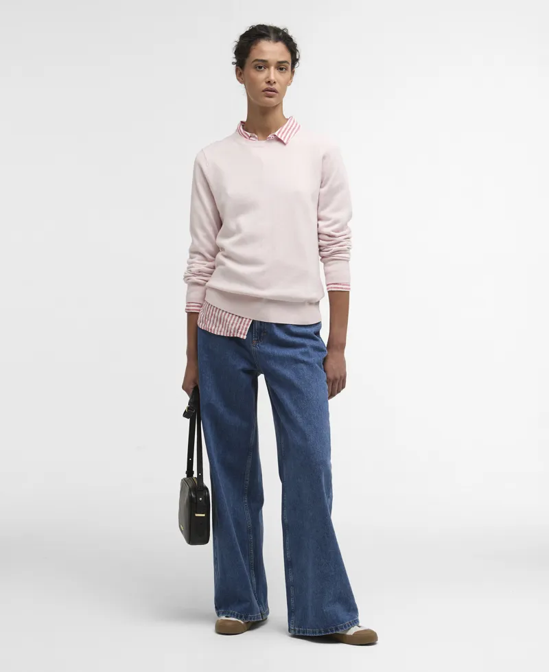 BARBOUR WOMEN OAKLEY KNITTED JUMPER - pink-2