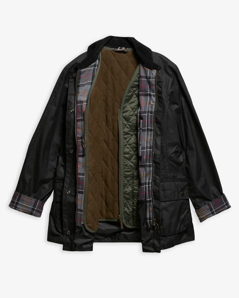 Barbour Womens Betty Fleece Liner - Dk Olive-4