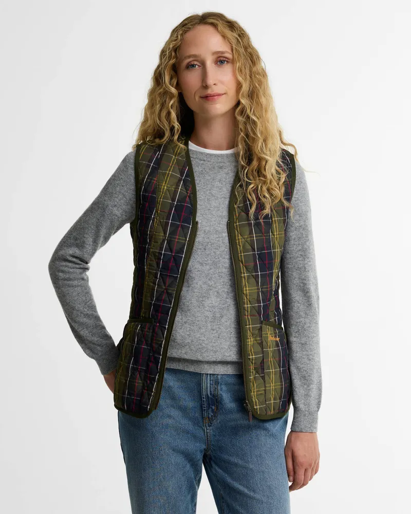 Barbour Womens Tartan Betty Liner - Classic Tartan-1