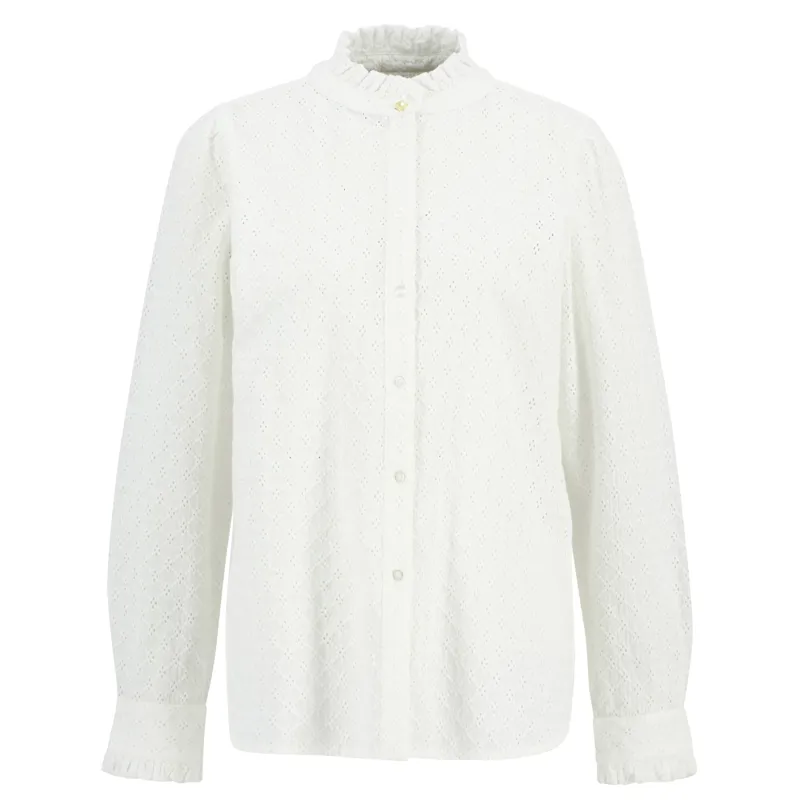 BARBOUR  WOMEN'S CYNTHIA SHIRT - white-2