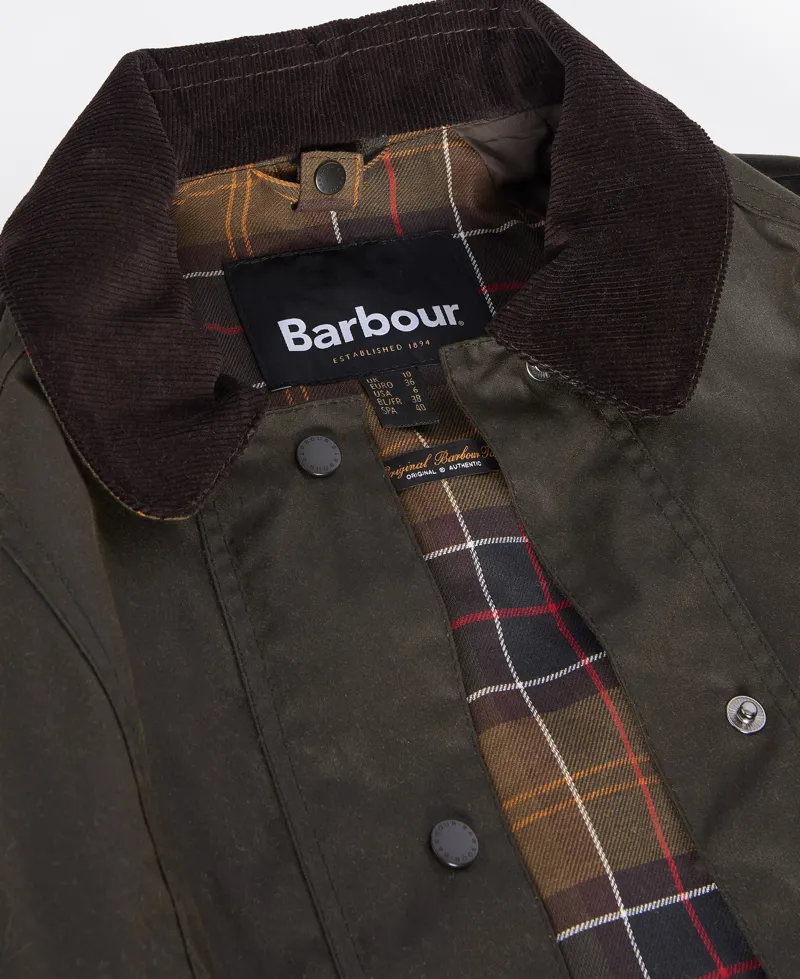 BARBOUR WOMEN'S CLASSIC BEADNELL WAX JACKET - olive-2