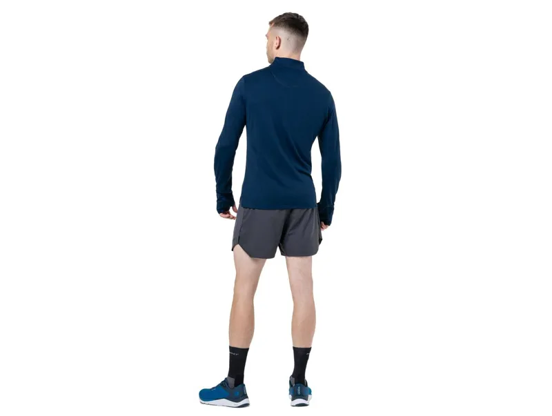 Ronhill Men's Tech Merino 1/2 Zip Dark Navy/Oxide-1