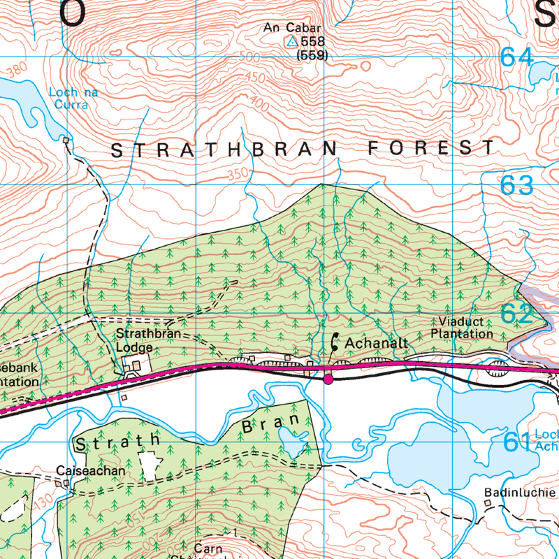Ordnance Survey Landranger Active 20 Beinn Dearg and Loch Broom Weatherproof-3
