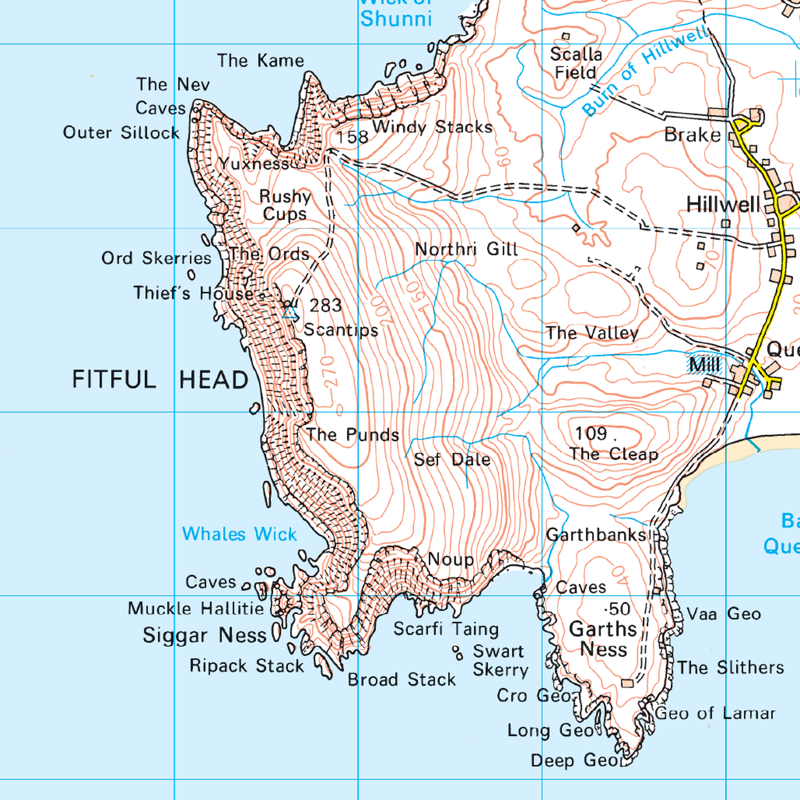 Ordnance Survey Landranger 4 Shetland - South Mainland-3