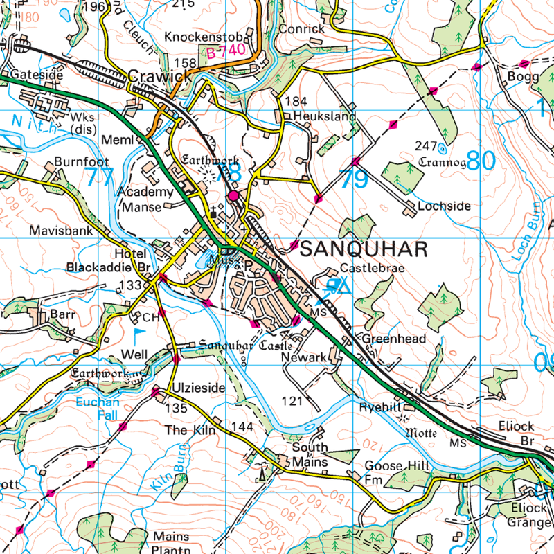 Ordnance Survey Landranger 78 Nithsdale and Annandale-3