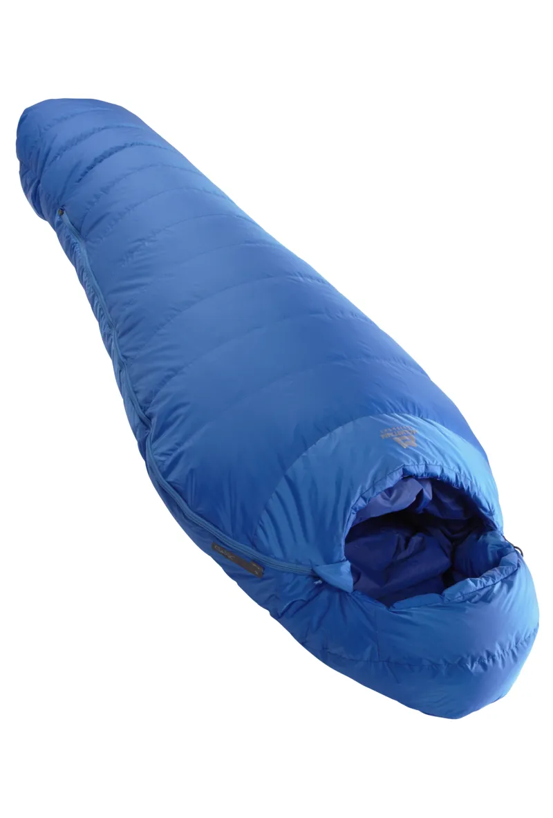 Mountain Equipment Classic 300 Regular Sleeping Bag in Skydiver left zip