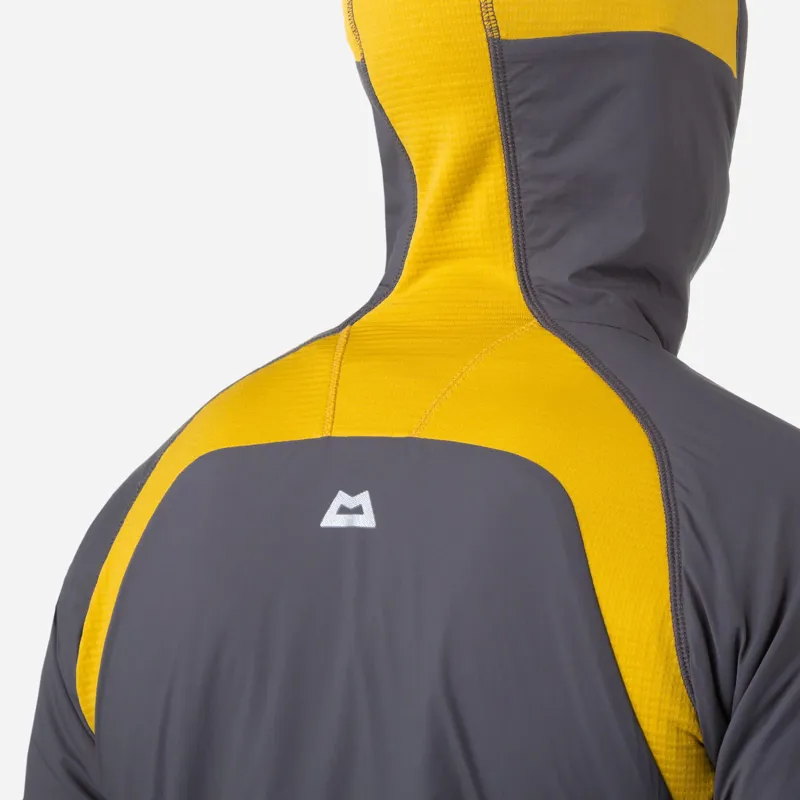 Mountain Equipment Mens Switch Pro Hooded Jacket Anvil Grey/Acid-7