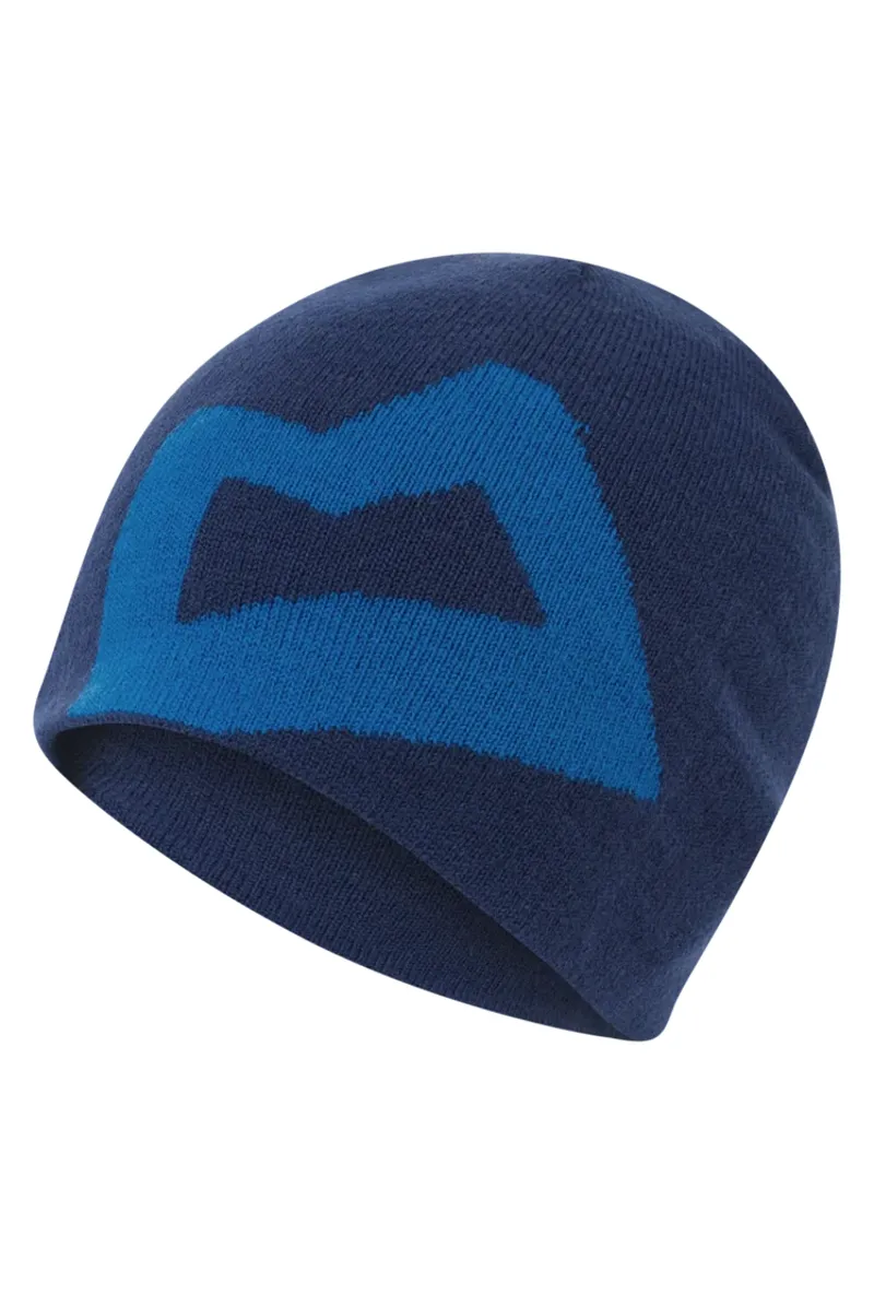 Mountain Equipment Branded Knitted Beanie - Admiral/Atlantic O/S