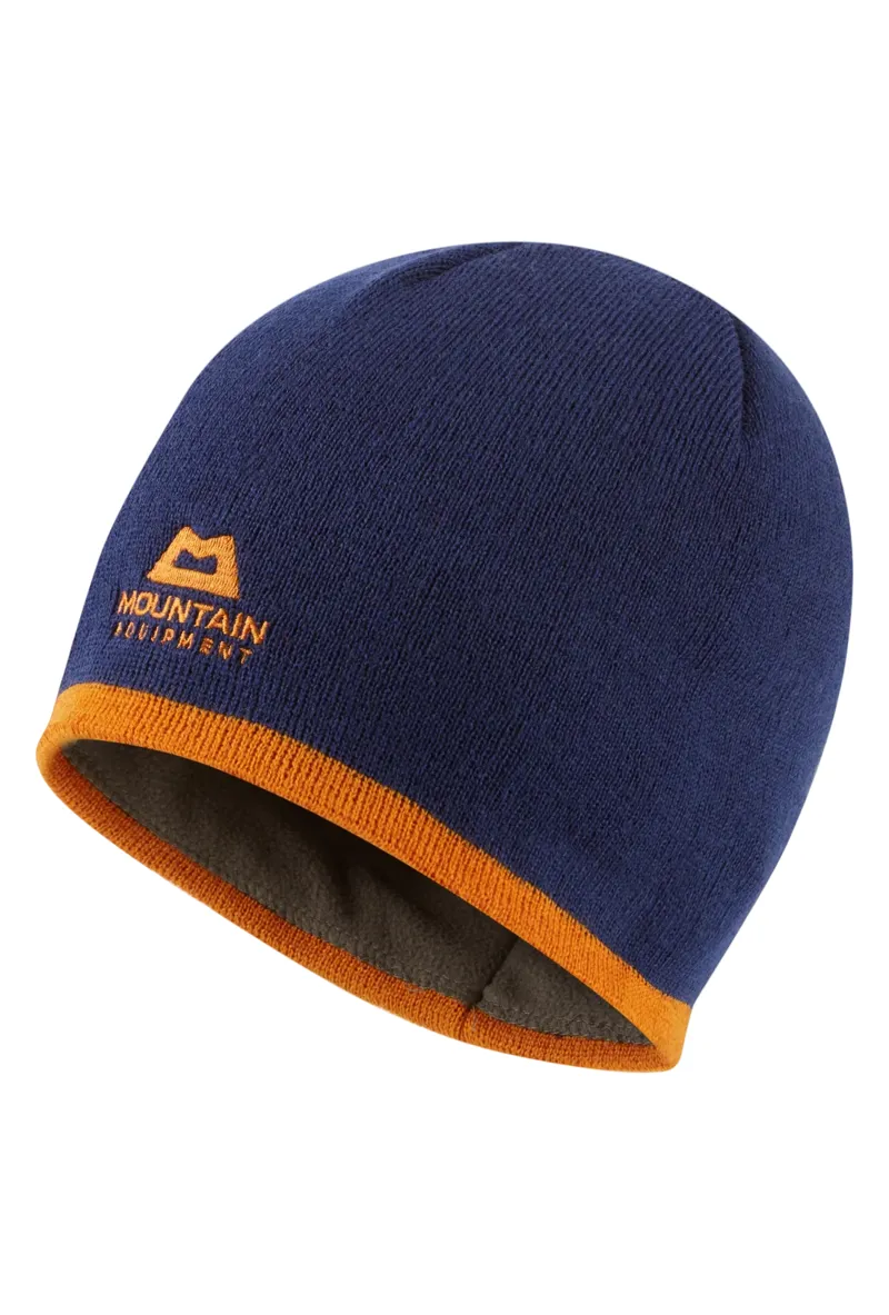 Mountain Equipment Plain Knitted Beanie - Admiral Blue/Rust O/S