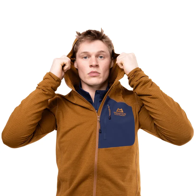 Mountain Equipment Men's Lumiko Hooded Jacket - Walnut/Cosmos-3
