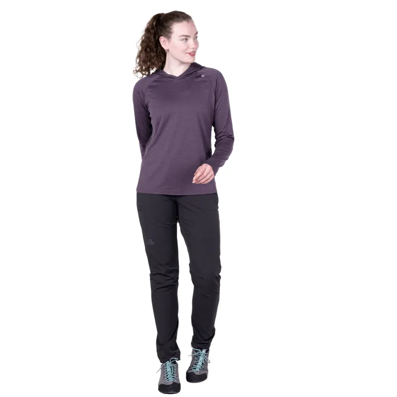 Mountain Equipment Women's Glace Hooded Top - Nightshade-1