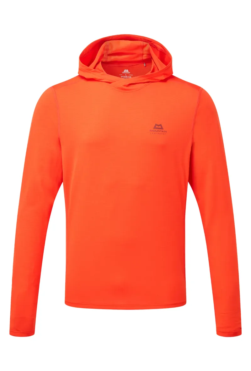 Mountain Equipment Men's Glace Hooded Top - Cardinal Orange