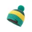 Mountain Equipment Women's Flash Bobble Beanie -Jade/Lemon/Deep Teal
