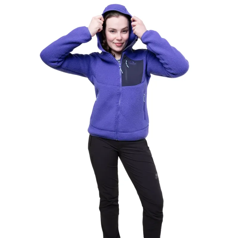 Mountain Equipment Women's Highpile Hooded - Jacket Clematis/Cosmos-4