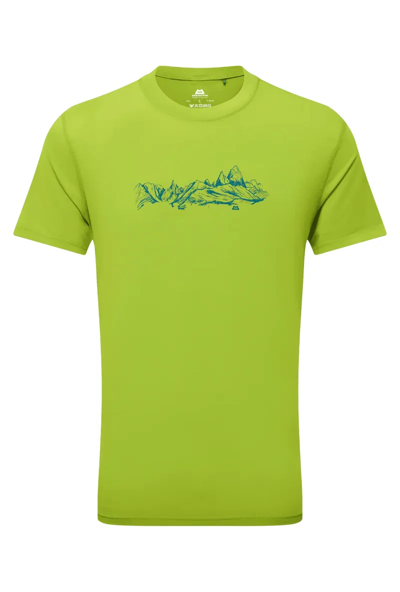 Mountain Equipment Men's Groundup Skyline Tee - Cactus