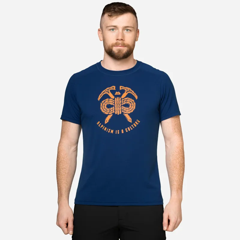 Mountain Equipment Men's Headpoint Alpinism Tee Admiral Blue-1