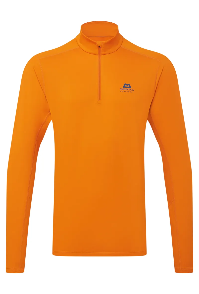 Mountain Equipment Men's Cerrig LS Zip T -Rust