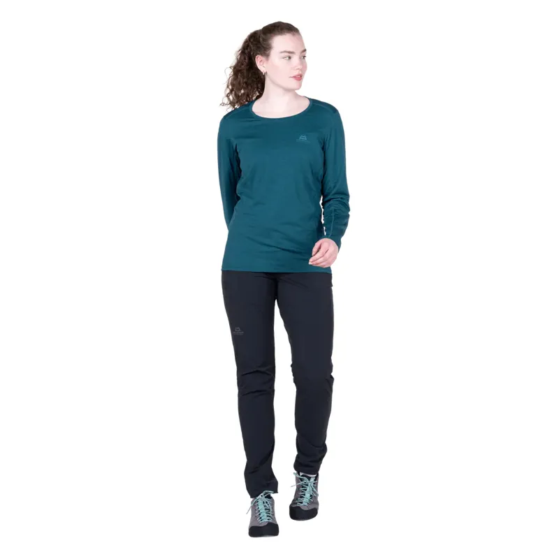 Mountain Equipment Women's Tempi LS Tee - Majolica Blue-3