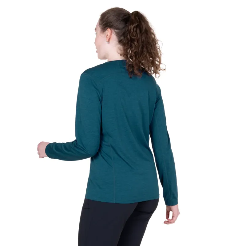 Mountain Equipment Women's Tempi LS Tee - Majolica Blue-2