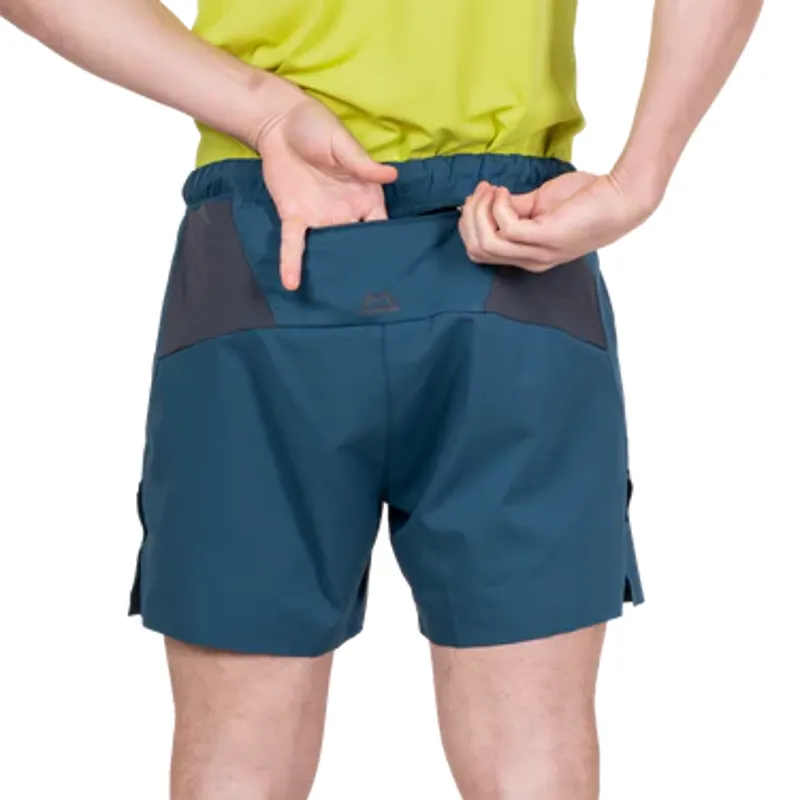 Mountain Equipmnt Men's Agilix Twin Short 5in - Majolica Blue-3