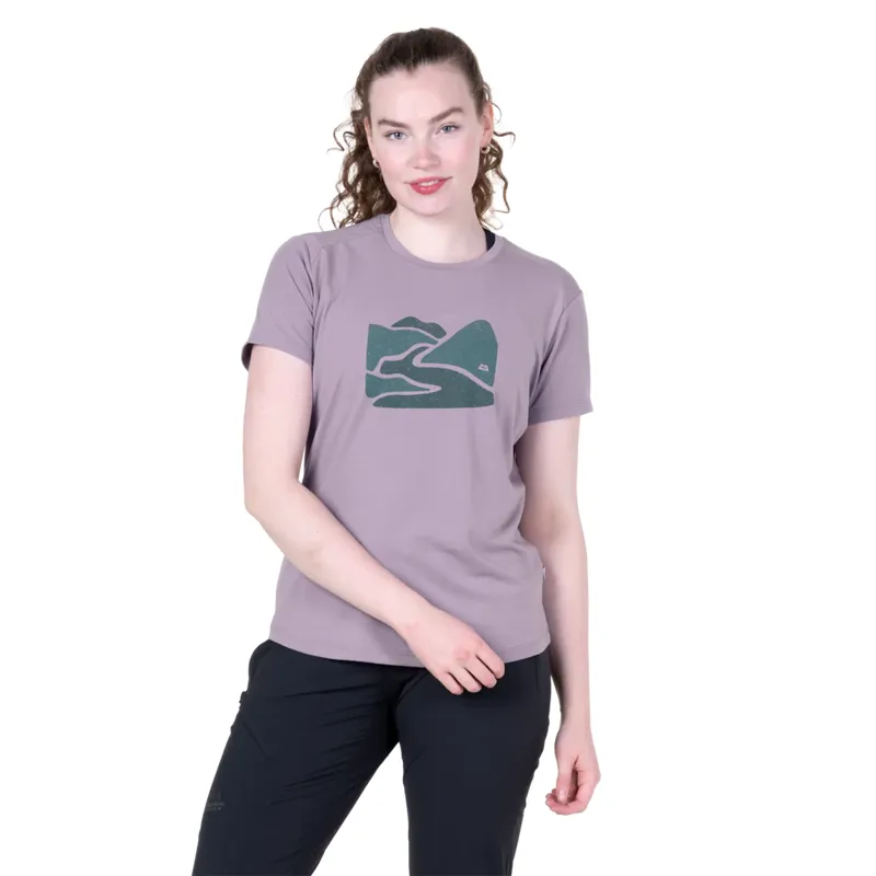 Mountain Equipment Women's Headpoint Graphic Tee - Allium-1