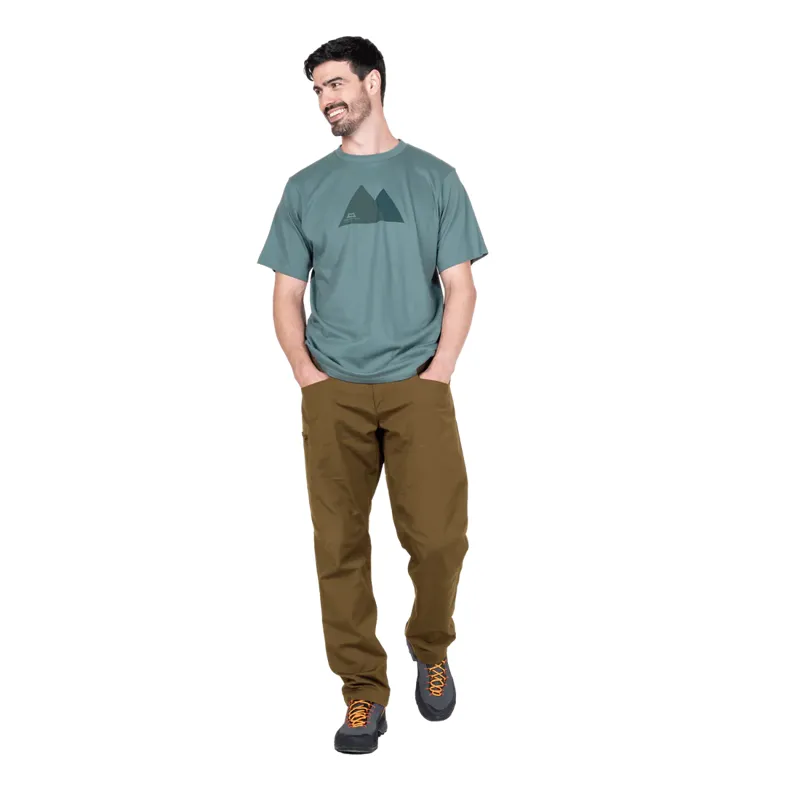 Mountain Equipment Men's Twin Peaks Tee - Goblin Blue-1