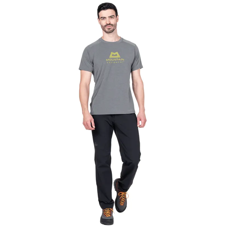 Mountain Equipent Men's Headpoint Emblem Tee - Flint Grey-1