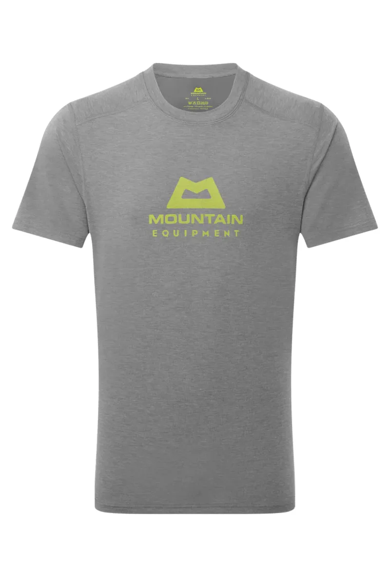 Mountain Equipent Men's Headpoint Emblem Tee - Flint Grey