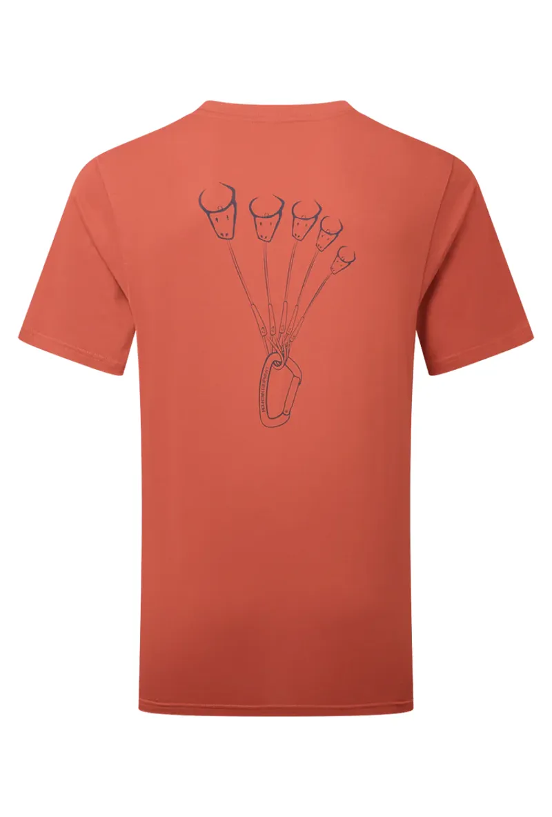 Mountain Equipment Men's Yorik On Wire Tee - Etruscan Red-1