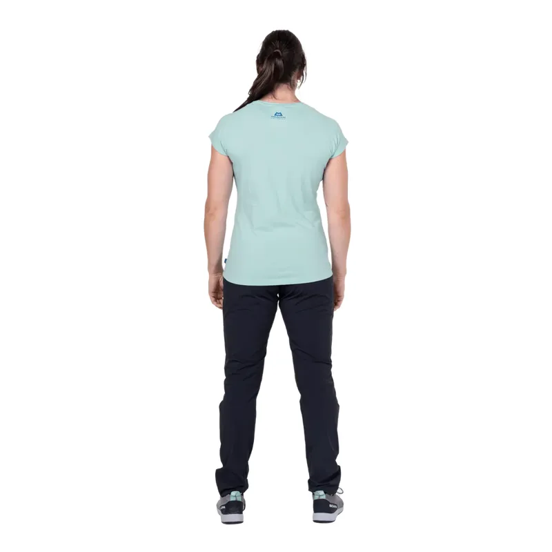 Mountain Equipment Women's Mountain Flower Tee - Aqua-2