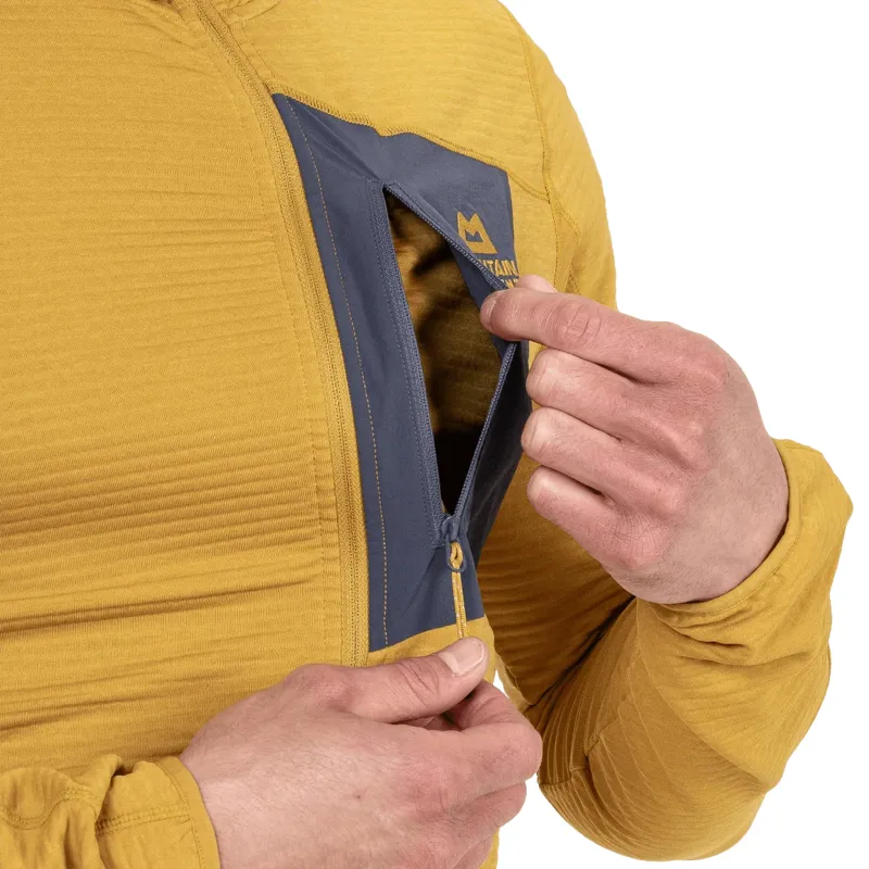 Mountain Equipment Men's Lumiko Hooded Jacket - Mustard/Ombre-3