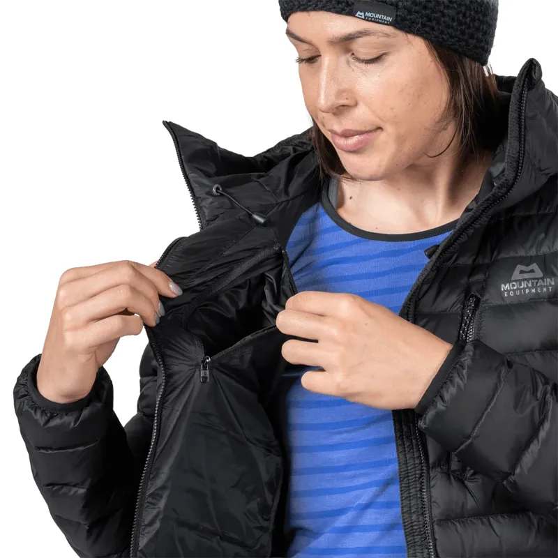 Mountain Equipment Women's Earthrise Hooded Jacket - Black-4