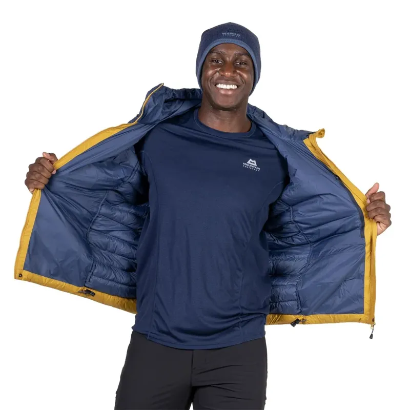 Mountain Equipment Men's Superflux Hooded Jacket - Mustard/Dusk-2