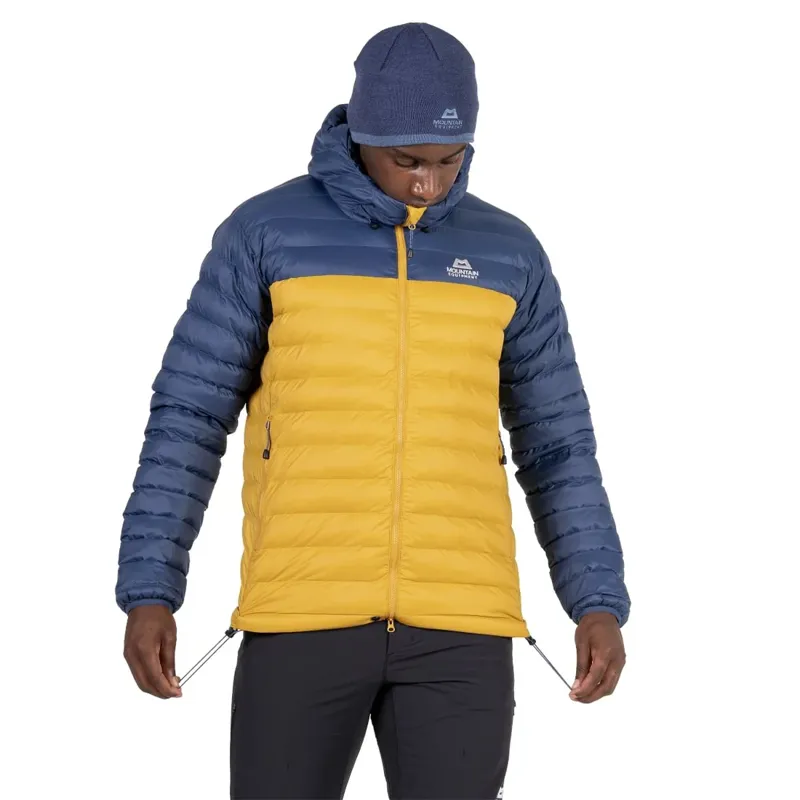 Mountain Equipment Men's Superflux Hooded Jacket - Mustard/Dusk-5