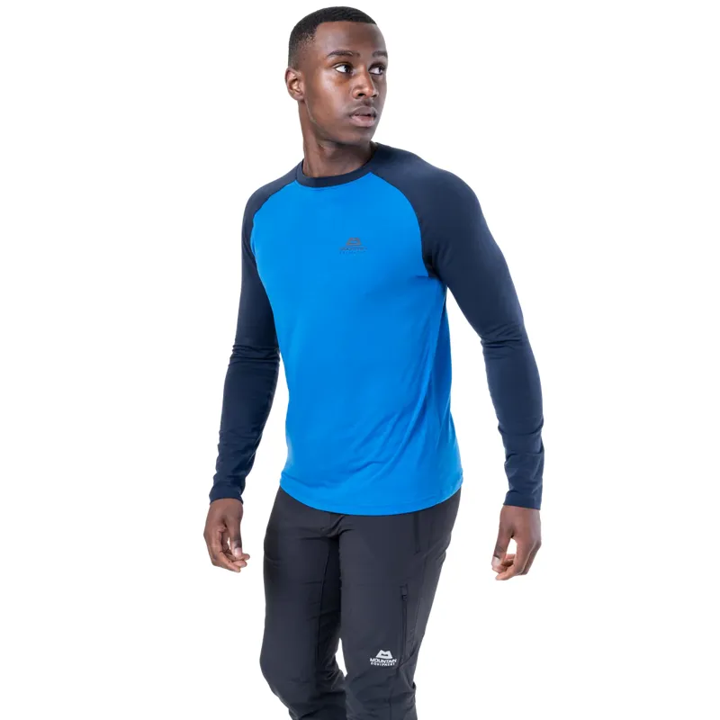 Mountain Equipment Men's Redline Long Sleeve Tee Atlantic/Cosmos-2