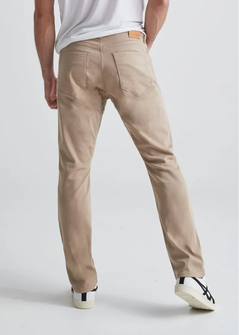 Duer Men's No Sweat Relaxed Taper Desert Khaki-2