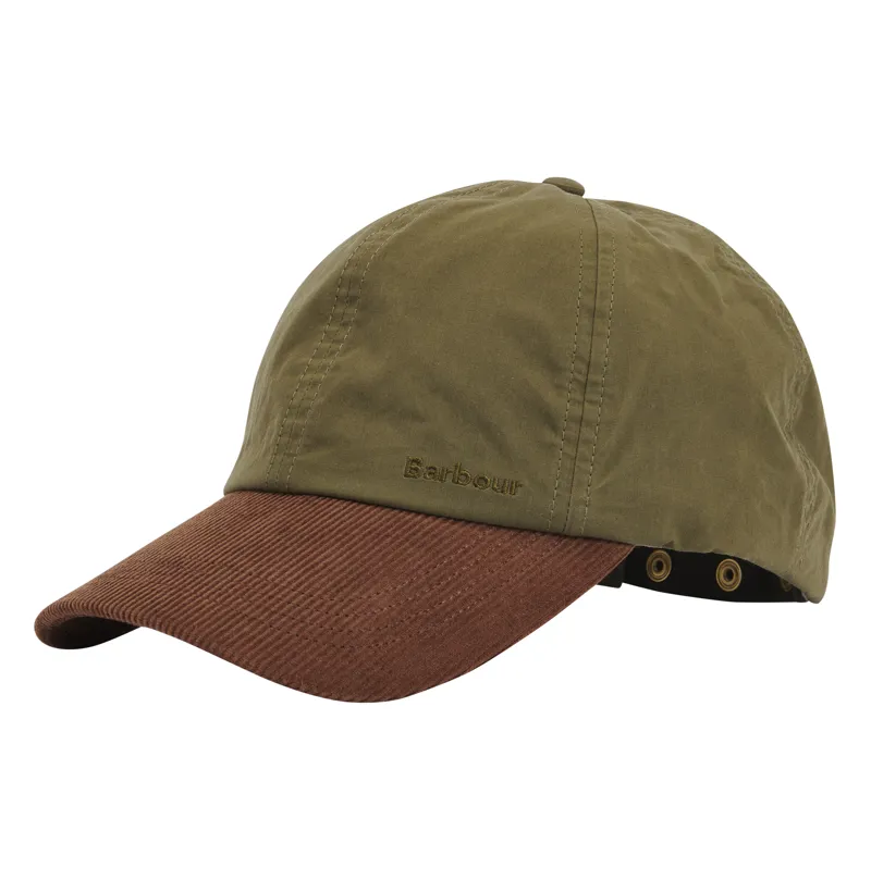 BARBOUR TRANSPORT CAP - dusky green