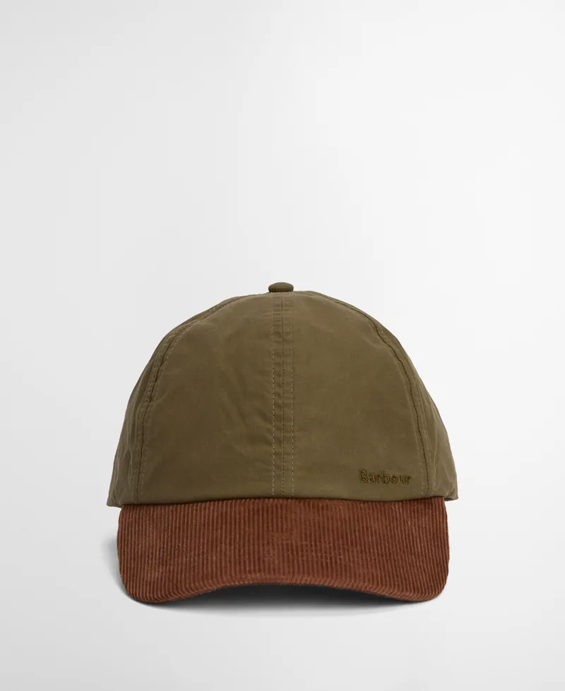 BARBOUR TRANSPORT CAP - dusky green-1