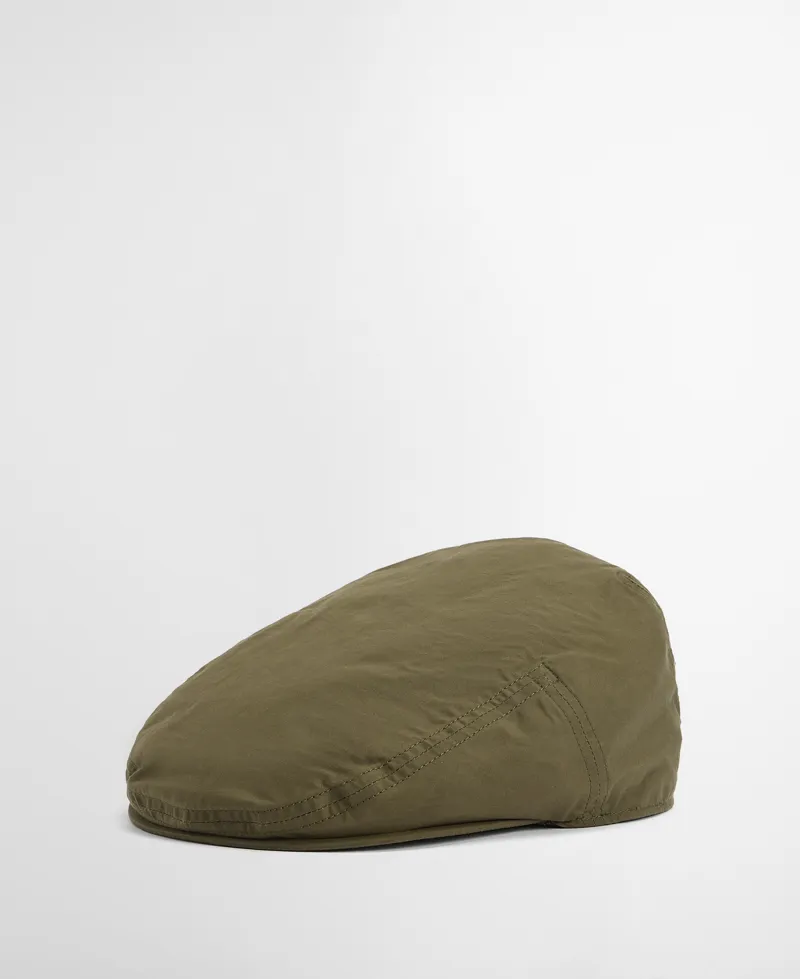 BARBOUR TRANSPORT FLAT CAP - dusky green