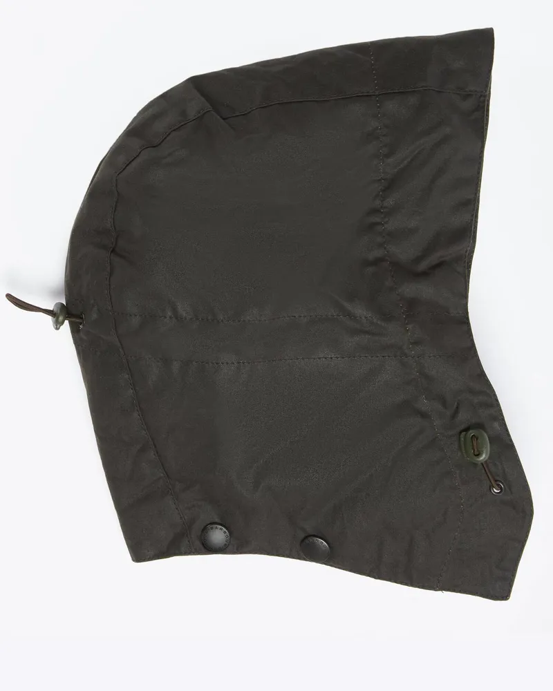 Barbour Waxed Storm Hood - Olive