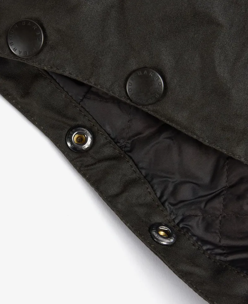 Barbour Waxed Storm Hood - Olive-3