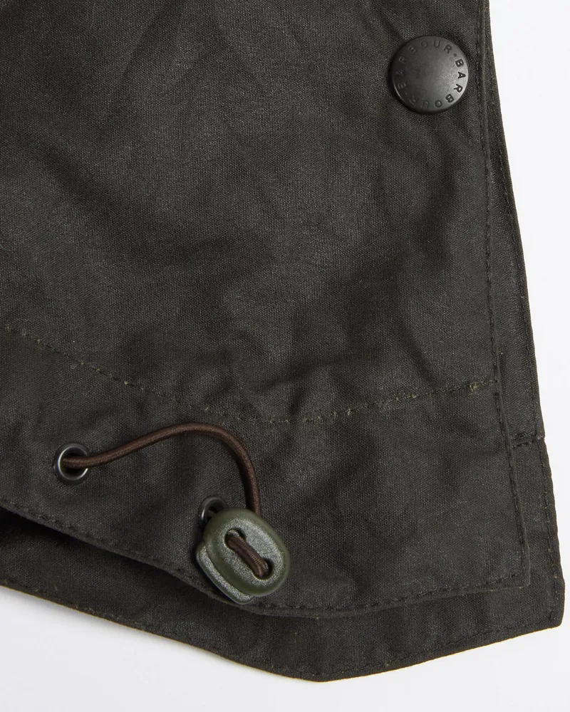 Barbour Waxed Storm Hood - Olive-1