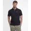 Barbour Tartan Pique Polo Shirt - Black