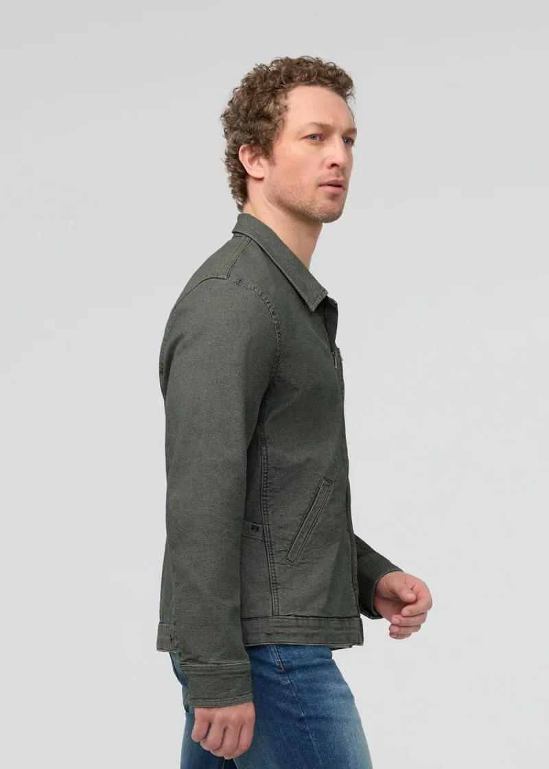 Deur Stretch Canvas Utility Jacket Black-2